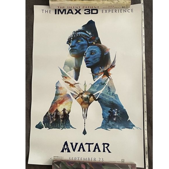 Avatar IMAX 3D Exclusive 09/23/22 Theater ReRelease Movie Poster 19x13 - Picture 3 of 6